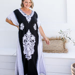 long-kaftan-dress-black-white-mandala-design