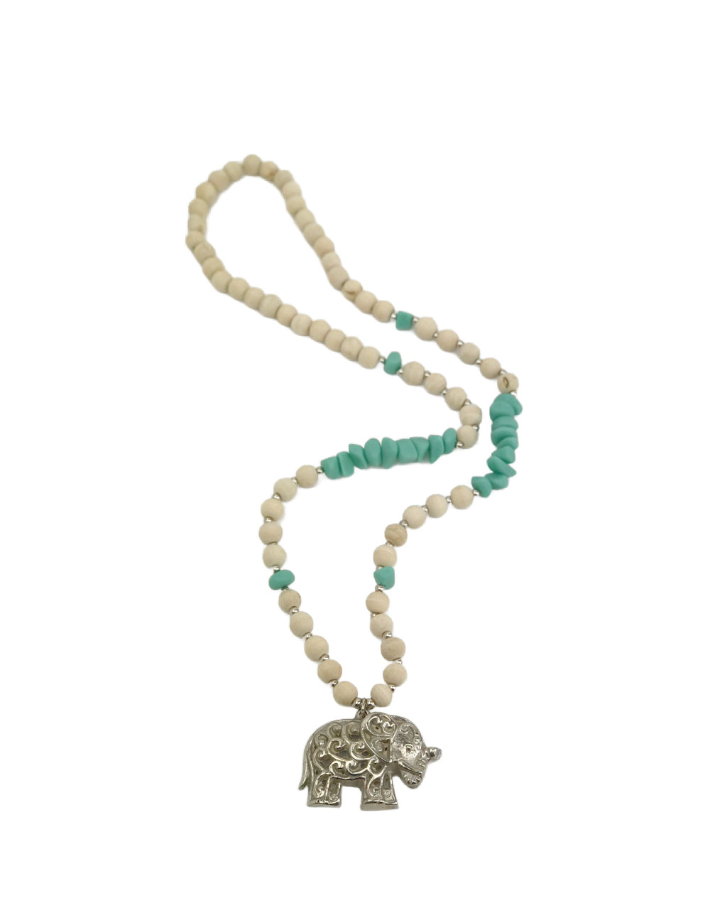 long-necklace-silver-elephant-cream-emerald-beads