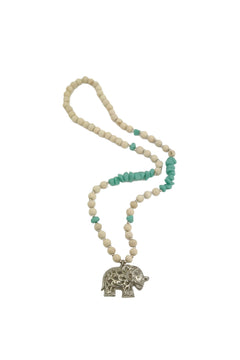 long-necklace-silver-elephant-cream-emerald-beads