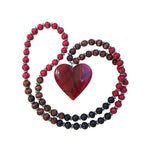 long-necklace-wood-beads-resin-heart-red-black-brown