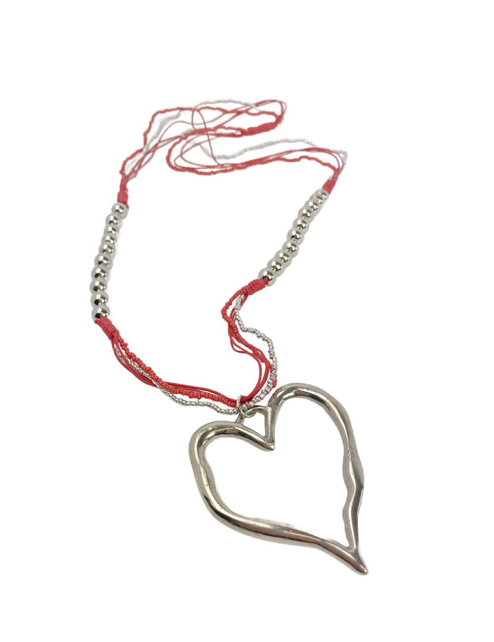 long-pendant-necklace-red-silver-beads-with-silver-heart-pendant