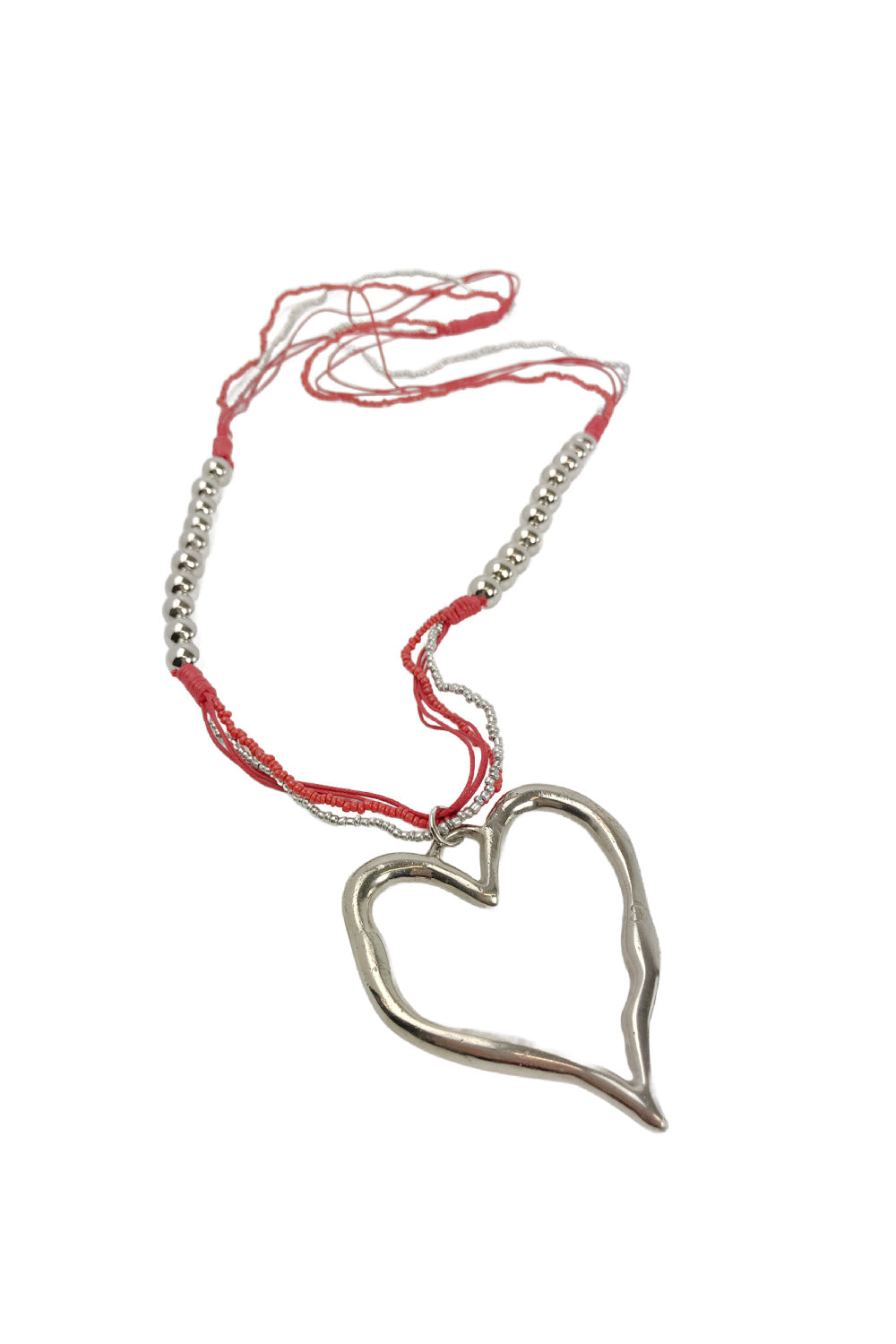 long-pendant-necklace-red-silver-beads-with-silver-heart-pendant