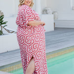    long-plus-size-summer-dress-rose-white-geometric-design