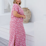 long-summer-kaftan-dress-rose-white-geometric