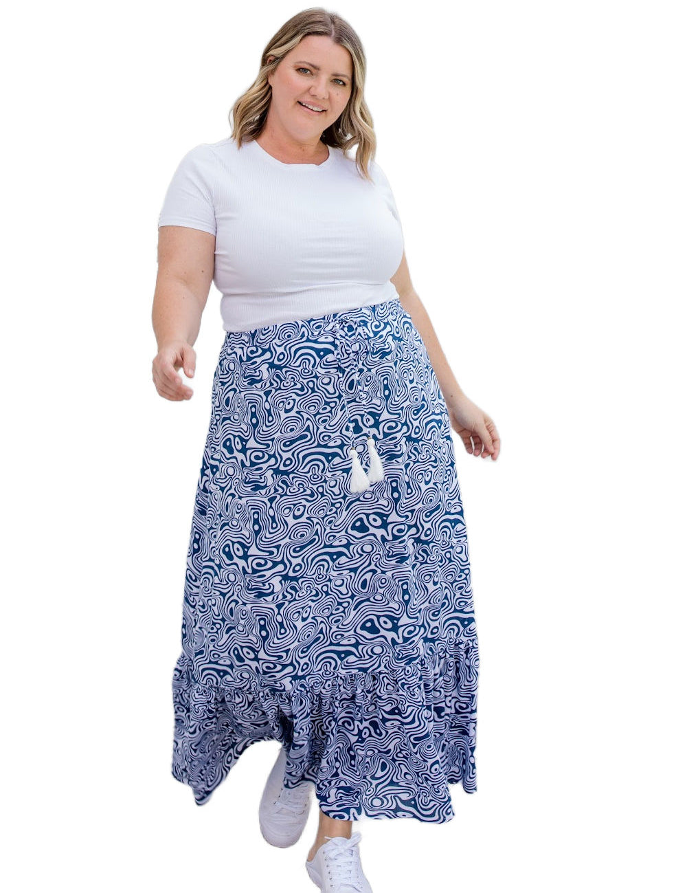 maxi-summer-skirt-blue-white-swirl-print-HolleyDay-resortwear