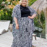 outfit-set-zebra-black-grey-kimono-layered-long-skirt-plus-size