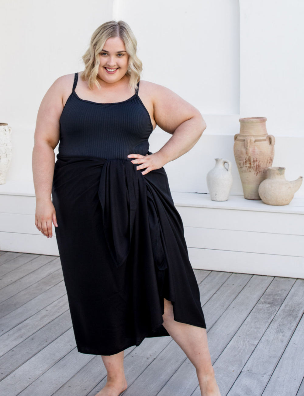    plus-size-black-sarong