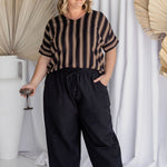 plus-size-blouse-top-black-stripe