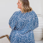 plus-size-kaftan-top-blue-white-leopard-print