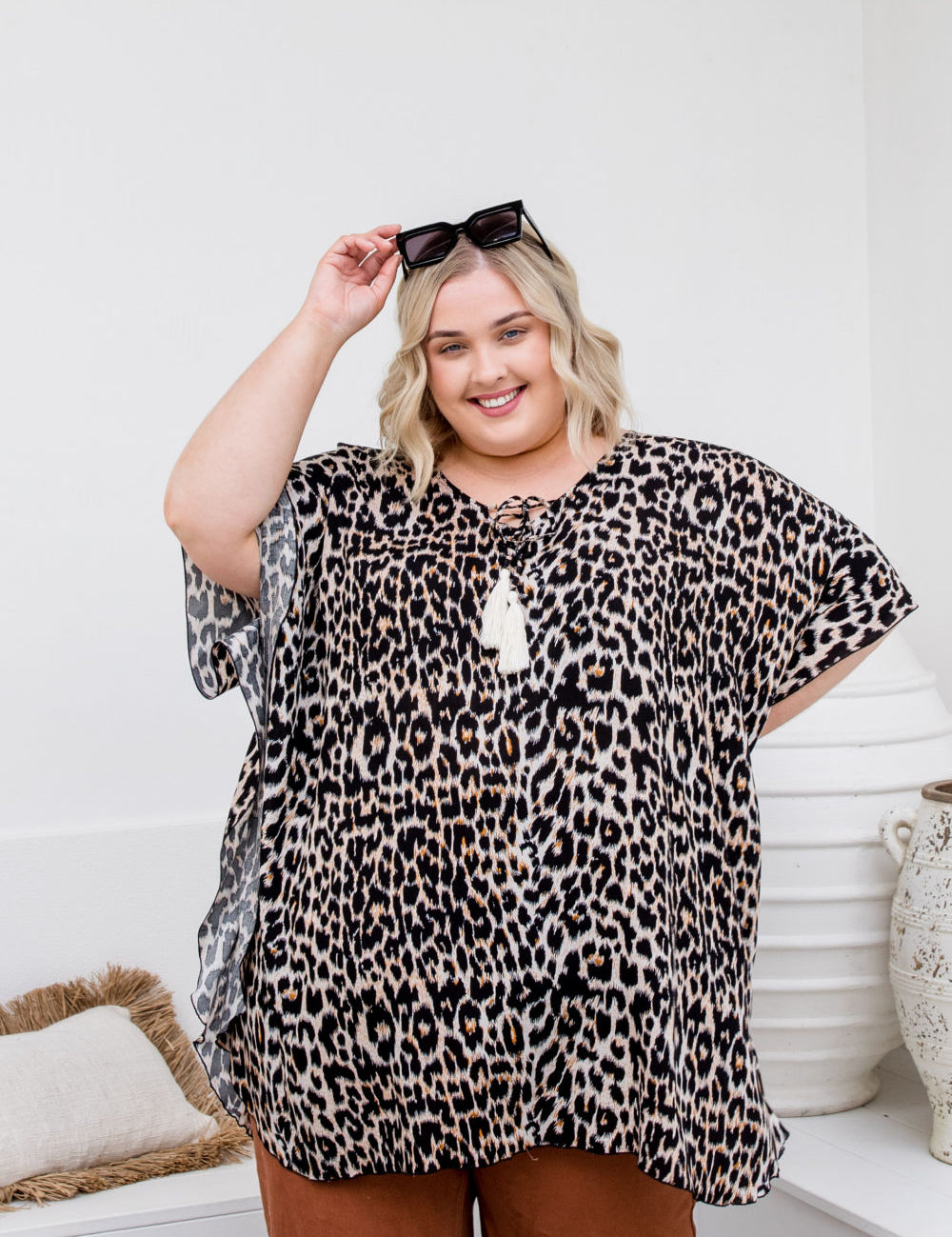 plus-size-kaftan-top-leopard-print