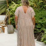 plus-size-long-summer-dress-caramel-white-geometric-design-resort-style