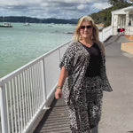 Travel with confidence in clothing that's made for real holiday experiences. Filmed during a cruise stop in the spectacular Bay of Islands, New Zealand, this video showcases our Leopard Trio Resort Set on a real woman exploring one of the country's most picturesque destinations. Lightweight, comfortable and effortlessly elegant, this three-piece outfit is ideal for cruises, luxury resorts, tropical holidays and days spent discovering somewhere new.