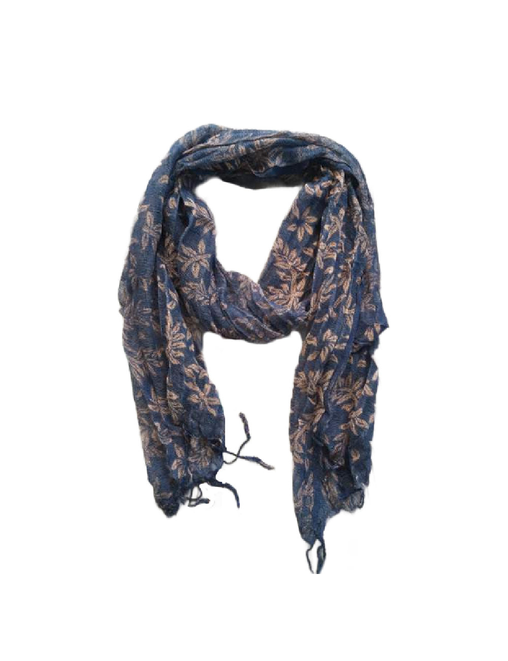 scarf-blue-cream-leaf-print