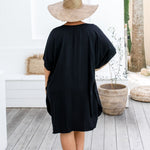 short-black-summer-dress-kaftan-resort-style
