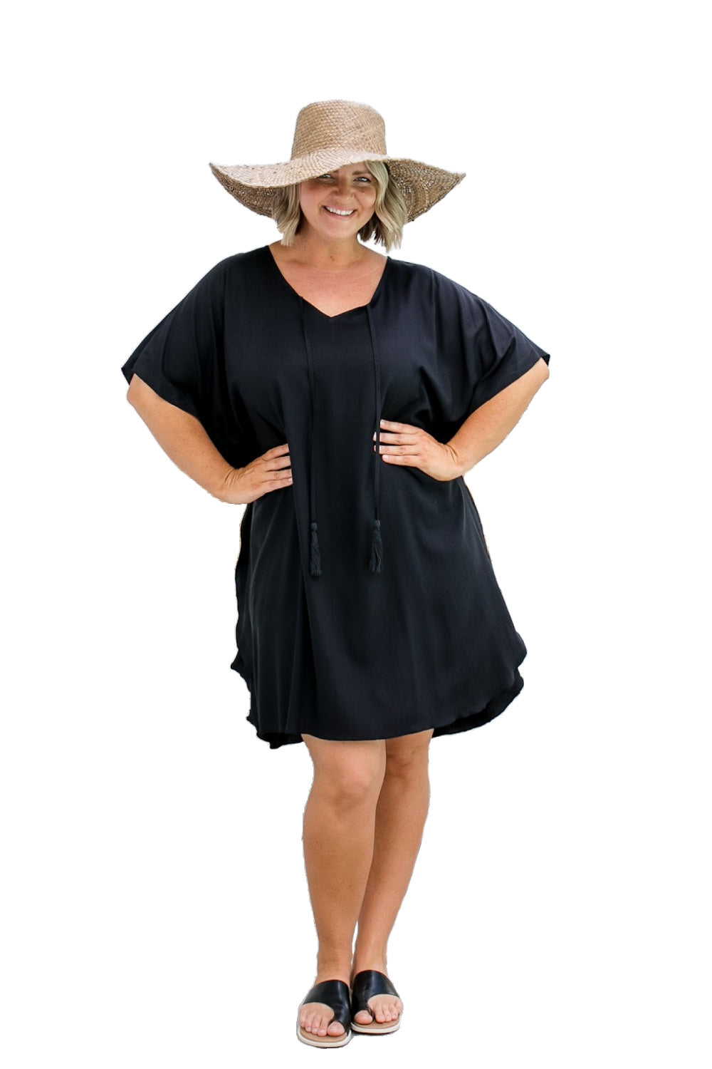 short-kaftan-dress-black-tpb