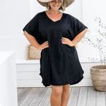 womens-short-kaftan-dress-black