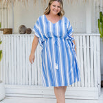 summer-beach-kaftan-dress-blue-white-stripe