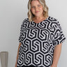 summer-blouse-top-black-white-geo-print-design