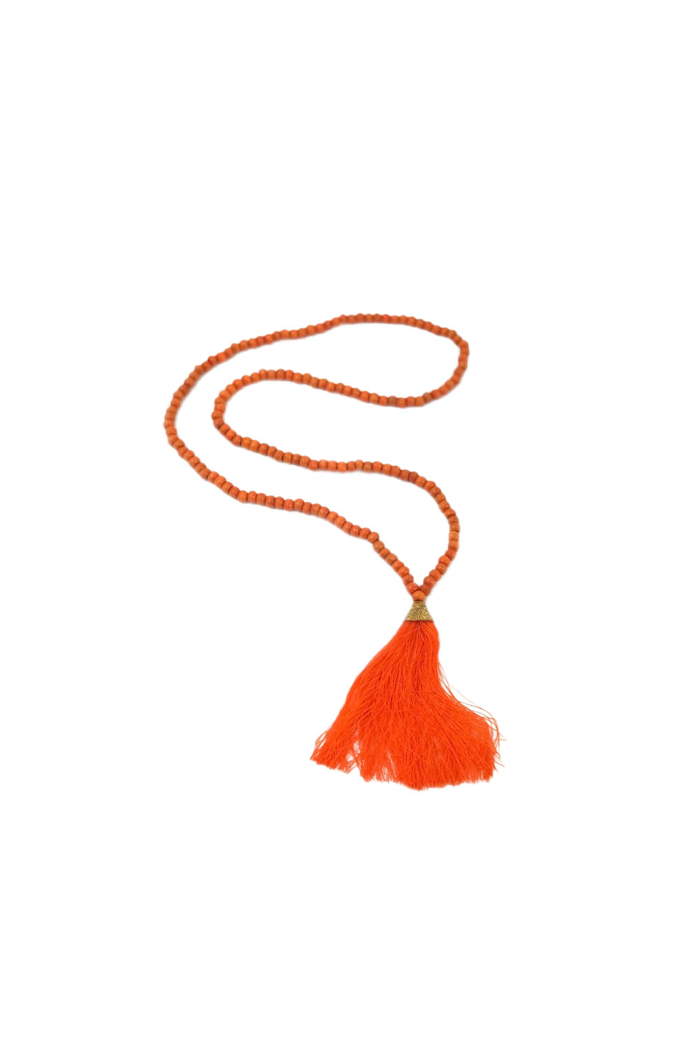 tassel-necklace-orange-beaded