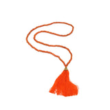 tassel-necklace-orange-beaded