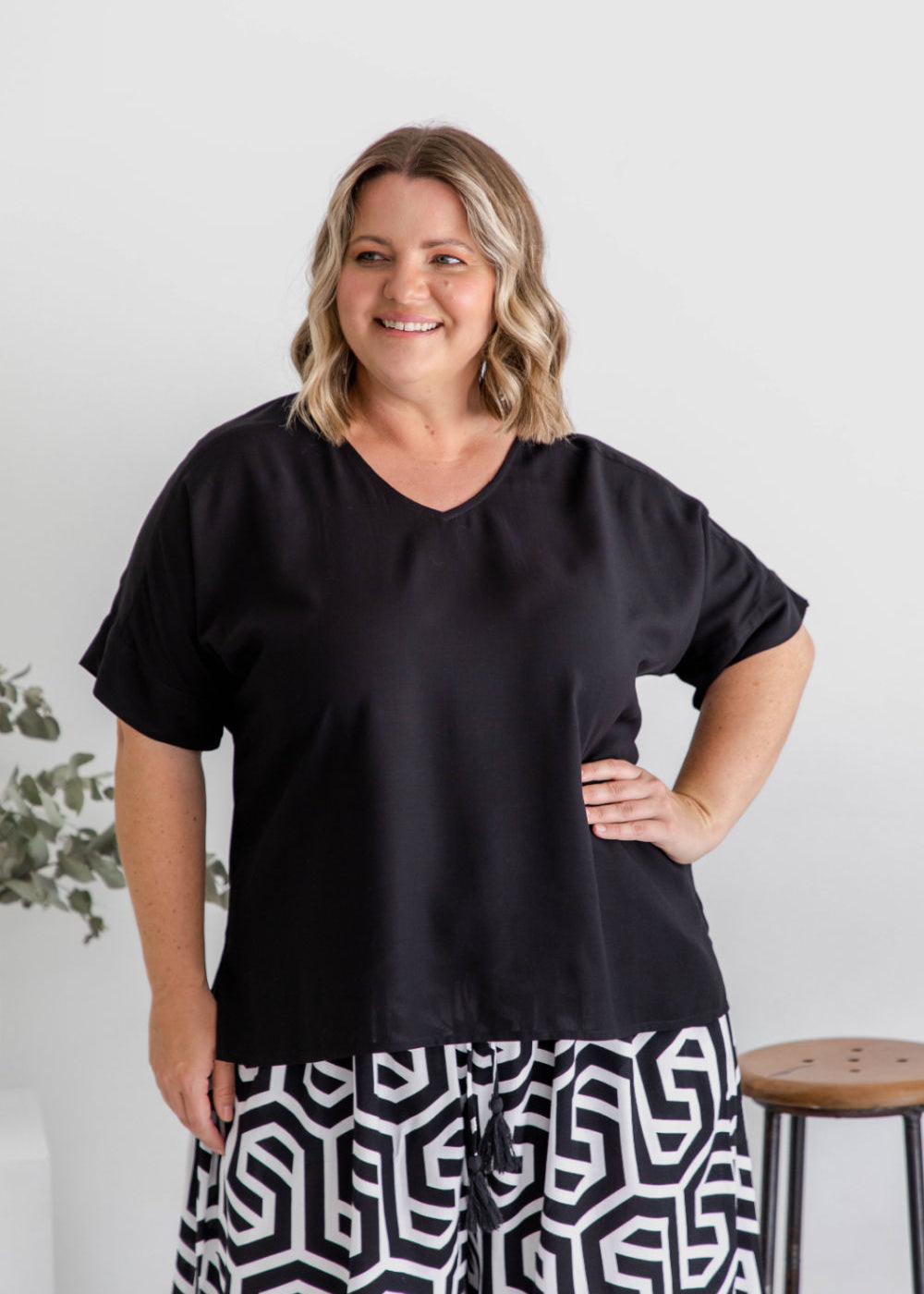    womens-black-cotton-top