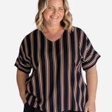 womens-blouse-top-black-stripe