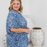    womens-kaftan-top-resort-style-blue-white-leopard-print