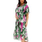 womens-maxi-summer-dress-pink-emerald-design-resort-wear-styling