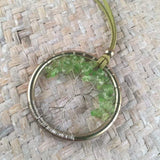 lime green tree of life pendant necklace _ Holley Day