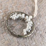 white tree of life pendant necklace _ Holley Day