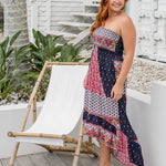 bandeau-maxi-dress-blue-white-red-mustard