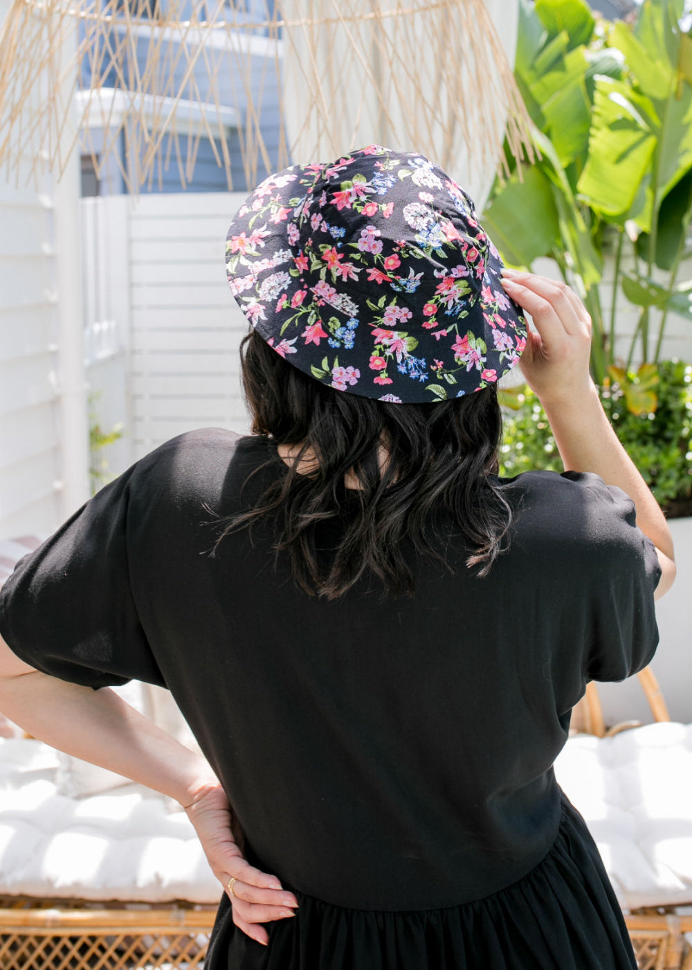    bucket-hat-floral-design-pink-blue-black-ladies