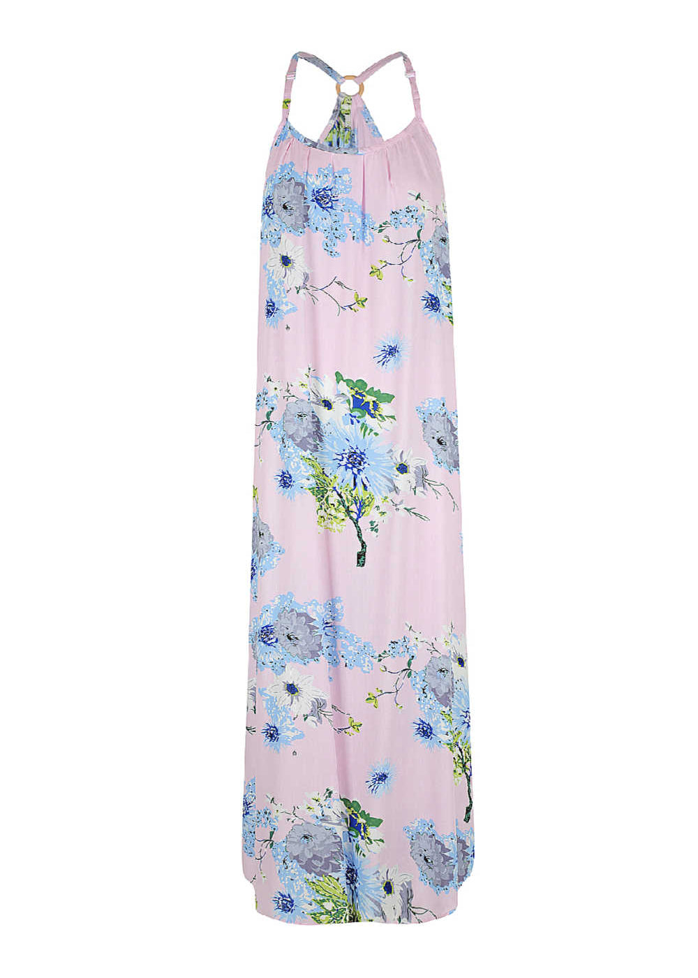 summer-maxi-dress-floral-design-pink