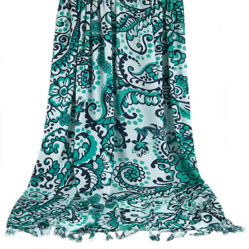 floral-sarong-black-green