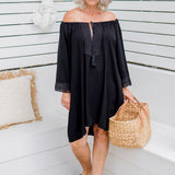 kaftan-beach-dress-black-lace-embellishment