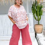 kaftan-top-white-orange-purple-lilac-floral-paisley-border