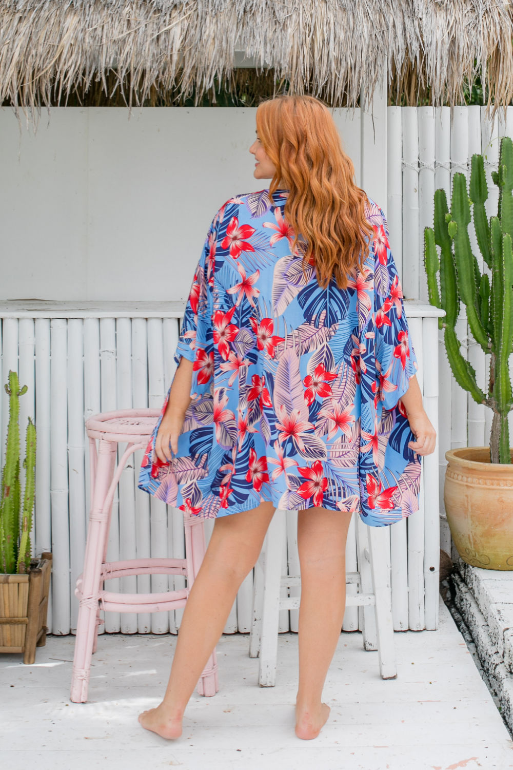 kimono-jacket-beach-cover-frangipani-blue-peach-red