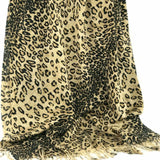 Leopard Print Shawl Wrap