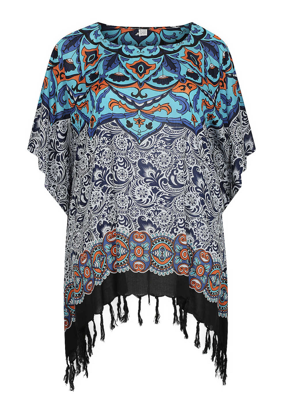plus-size-kaftan-top-Mandala-design-blue-white