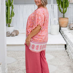 plus-size-kaftan-top-peach-floral-border-print-design