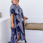    plus-size-long-kaftan-dress-blue-white-leaf-design