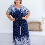    plus-size-long-kaftan-dress-resort-style-blue-floral-border-design