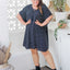 plus-size-short-kaftan-long-tunic-top-black-white-polka-dots