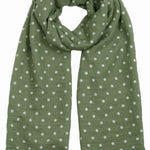 polka-dot-scarf-wrap-sage-green-white