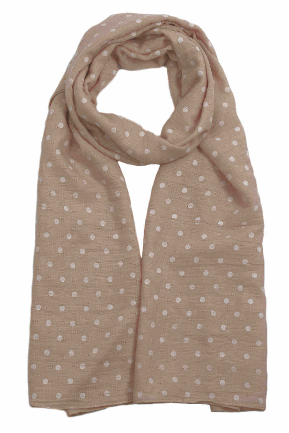polka-dot-scarf-wrap-peach-white