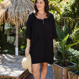     short-kaftan-dress-black-lace-embellishment