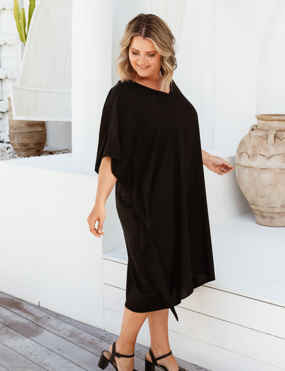    short-kaftan-dress-black