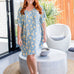 short-kaftan-dress-blue