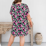 short-plus-size-kaftan-black-pink-floral