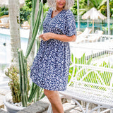 short-summer-dress-blue-white-floral